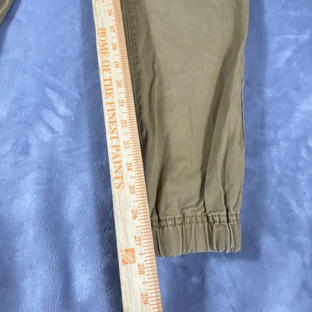 Aeropostale Joggers Medium Brown Pants Casual Drawstring Loose  Tapered 3 Pair - Picture 7 of 11